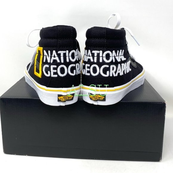 💖MEGA SALE💖VANS SK8-HI Reissue Nation Geographic Black Women's 6.5 VN0A3TKPXHP - Picture 4 of 14